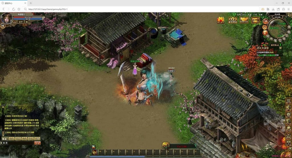 稀有精品怀旧页游【龙城传奇】免虚拟机一键单机端+视频教程+GM充值设置教程-源码分享站