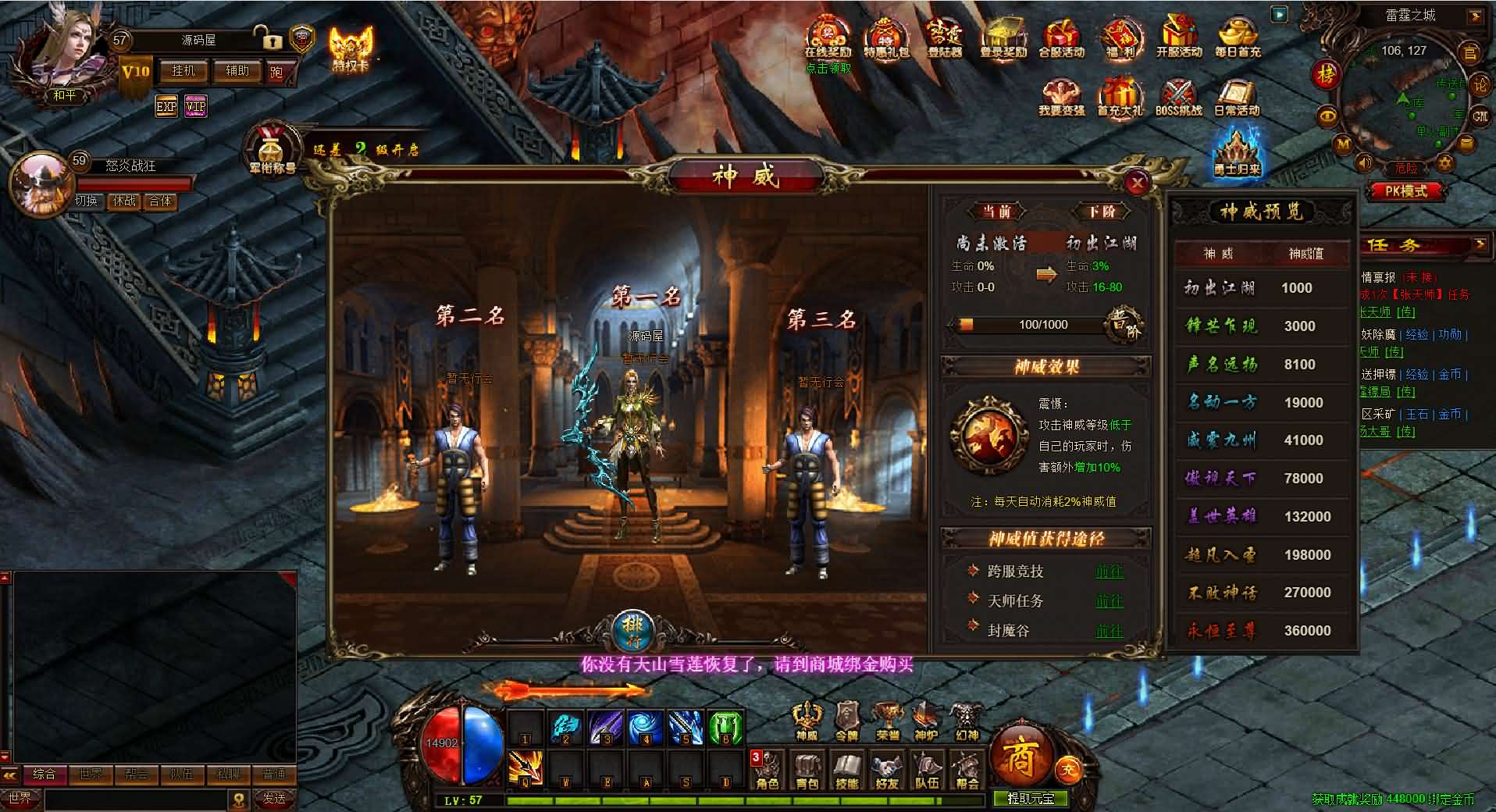 精品传奇页游【雷霆之怒四职业】最新整理WIN系服务端 GM后台 详细搭建教程 外网教程