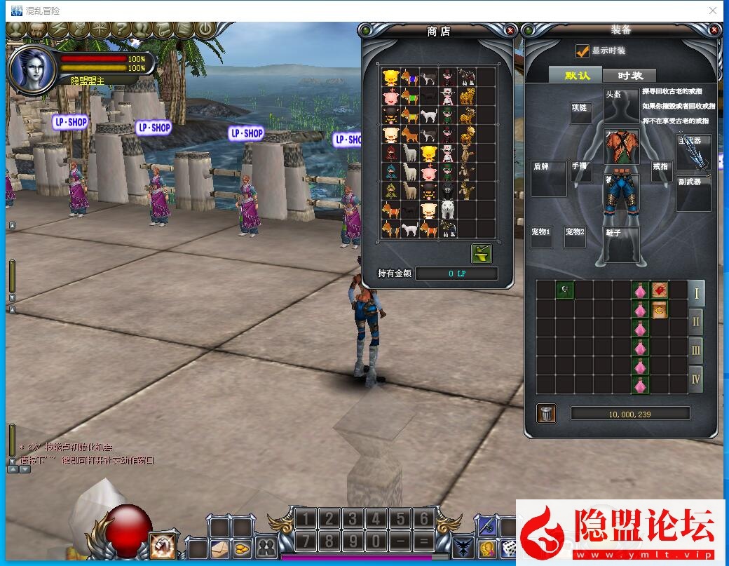 隐盟独家破解某宝价值238元【混乱冒险6职业真端】VM一键单机版基本无BUG稳定版 隐盟视频教程 各种GM充值修改教程已补上