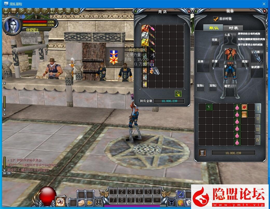 隐盟独家破解某宝价值238元【混乱冒险6职业真端】VM一键单机版基本无BUG稳定版 隐盟视频教程 各种GM充值修改教程已补上