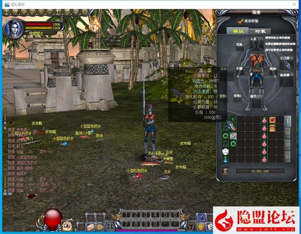 隐盟独家破解某宝价值238元【混乱冒险6职业真端】VM一键单机版基本无BUG稳定版 隐盟视频教程 各种GM充值修改教程已补上