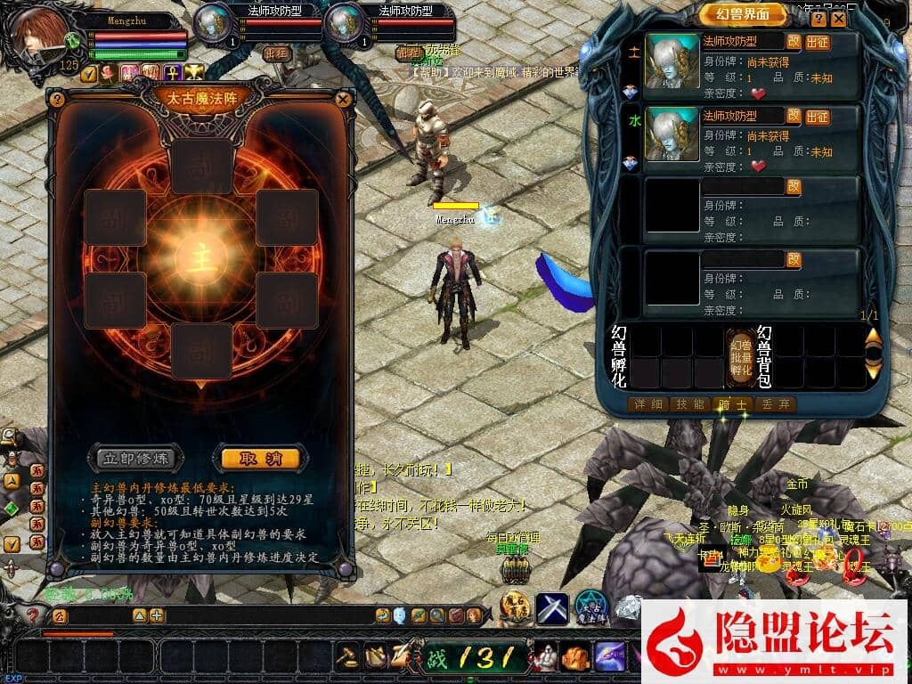 最新整理精品怀旧网单新BOSS蜘蛛魔域商业PC版六职业新装备新宝宝VM一键单机版 隐盟视频教程 配套GM工具