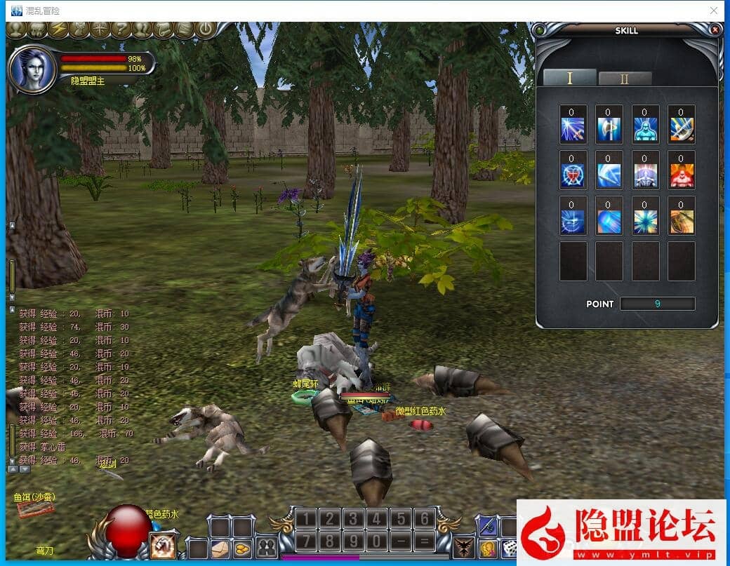 隐盟独家破解某宝价值238元【混乱冒险6职业真端】VM一键单机版基本无BUG稳定版 隐盟视频教程 各种GM充值修改教程已补上